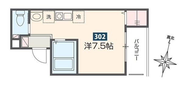 MELDIA町田IIの物件間取画像